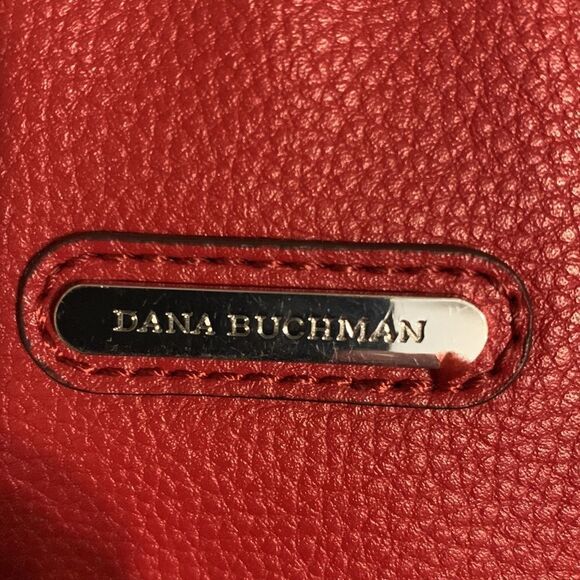 Dana Buchman large red tote with padded laptop pocket - Picture 6 of 17